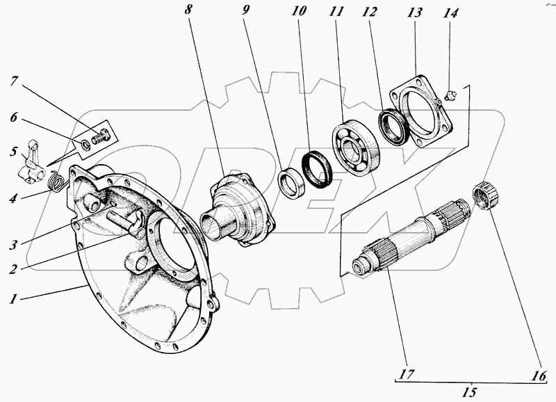 Муфта сцепления 41-21c1-01-31