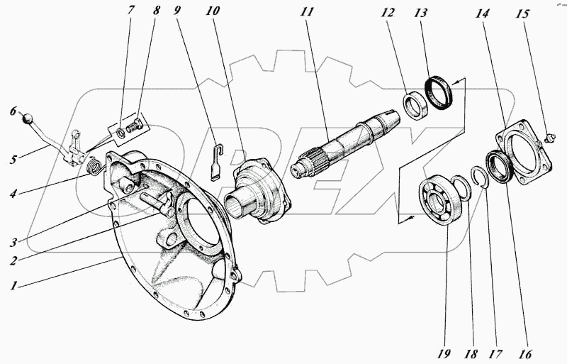 Муфта сцепления 444-21c1