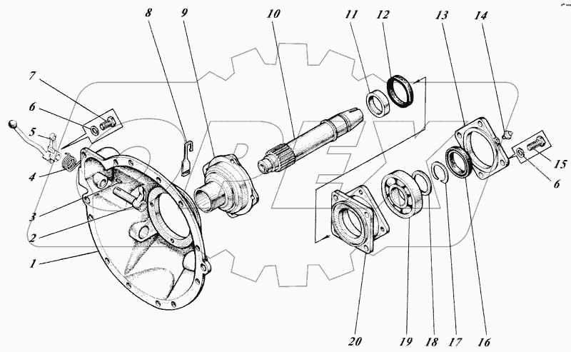 Муфта сцепления 444-21с1-10