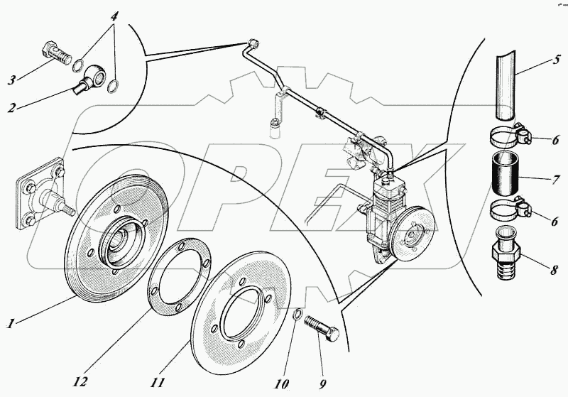 Установка компрессора 442-25с1-62
