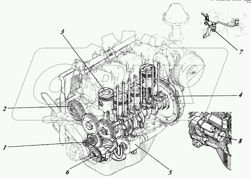 Дизель 442-25БИ-00с1