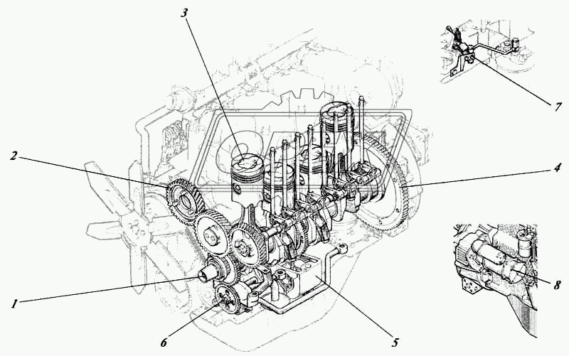 Дизель 442-51И-00с1