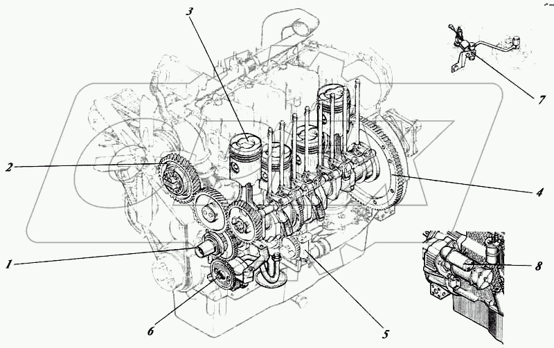 Дизель 442-57И-00с1