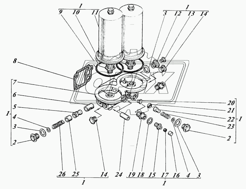 Фильтр масляный 461-10c1-02