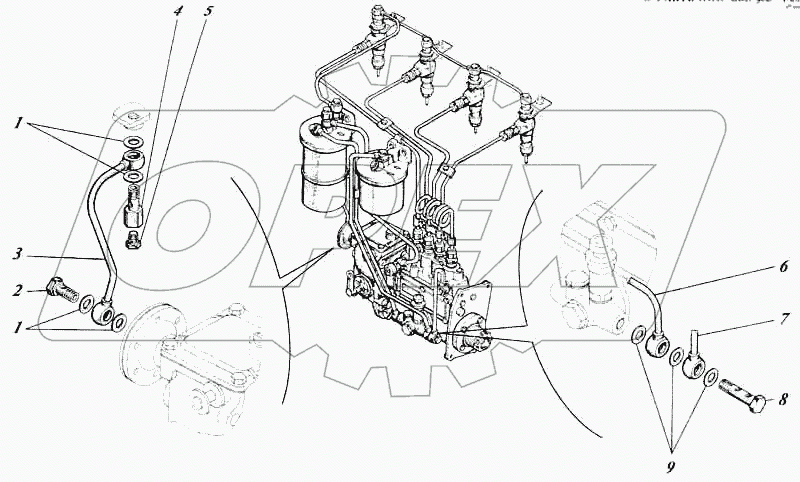 Система топливная 440И-15с1-1-01