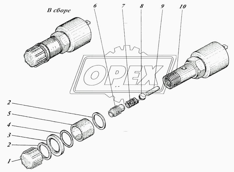 Клапан электромагнитный топливный 460-22с1