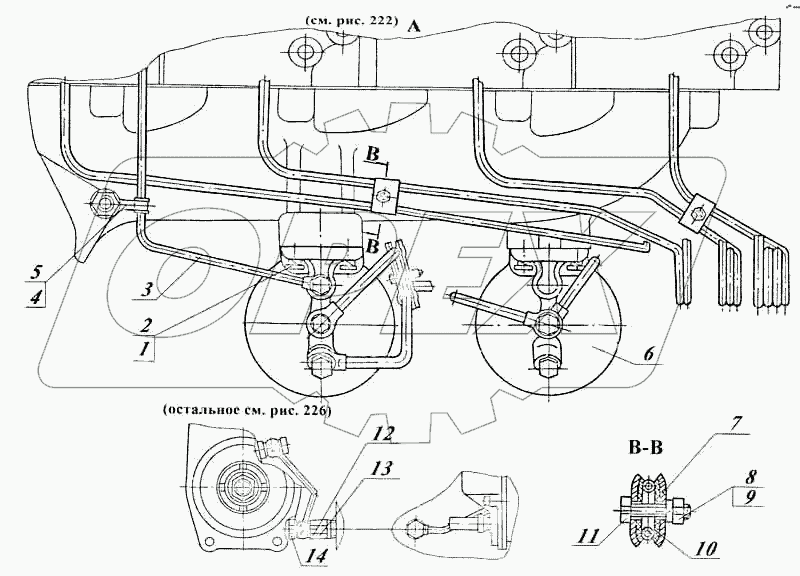 Система дизеля топливная 432И-15с1