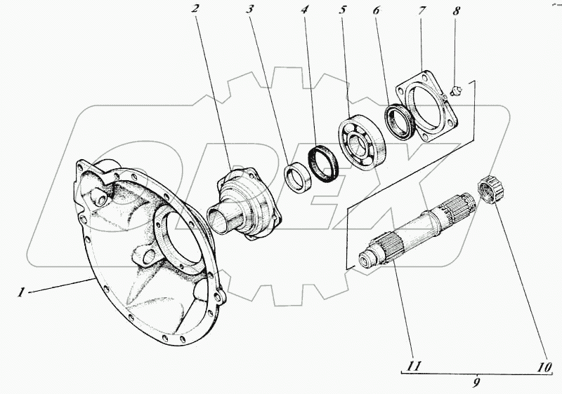Муфта сцепления 41-21c1-01-31
