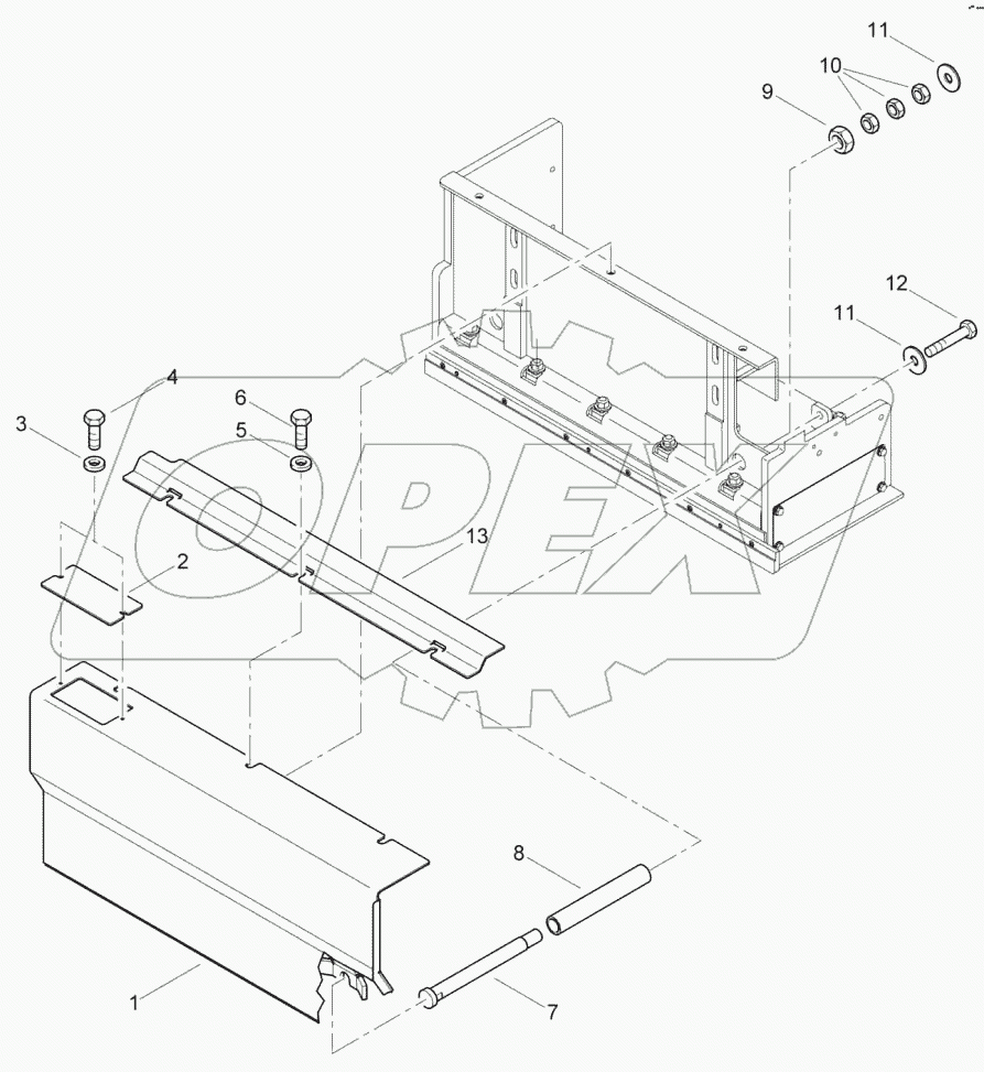  Covering,screed extensions