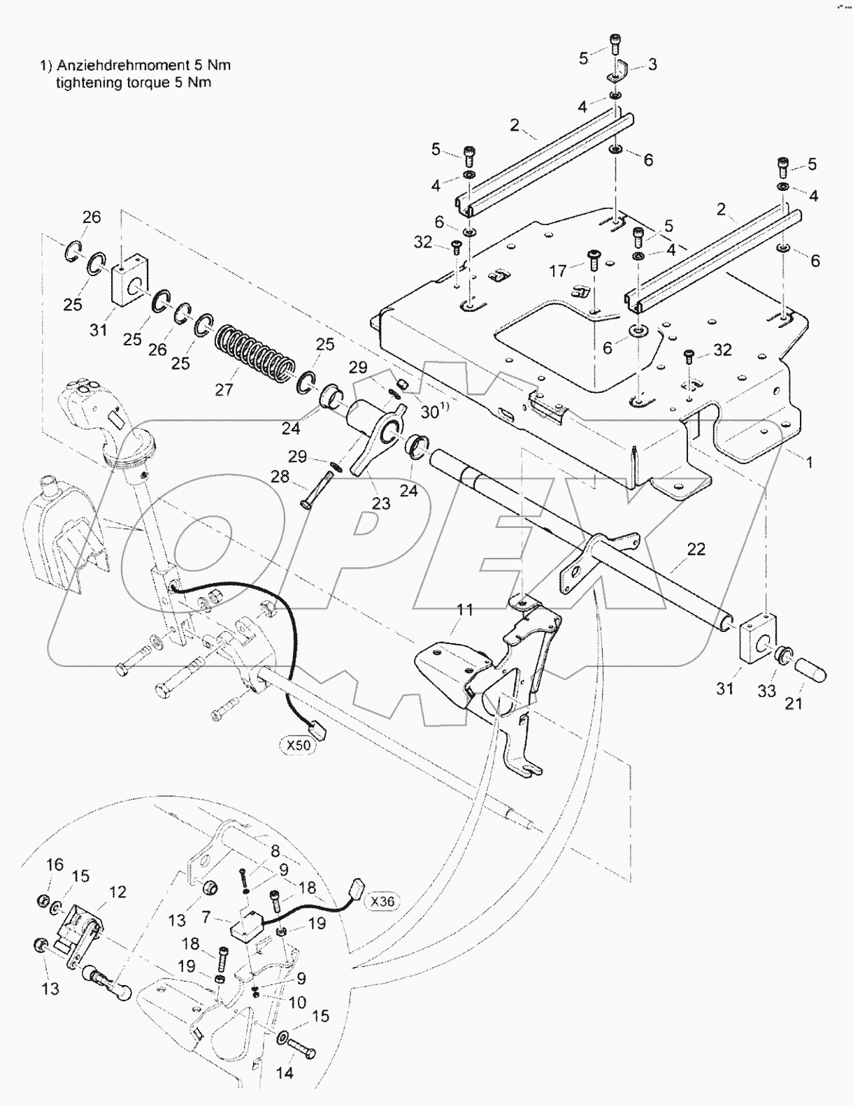  Operating console, assembled
