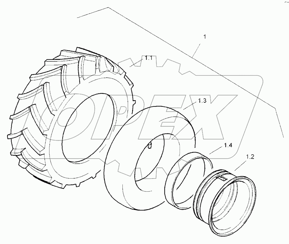  T8-Profiled tires for RTB
