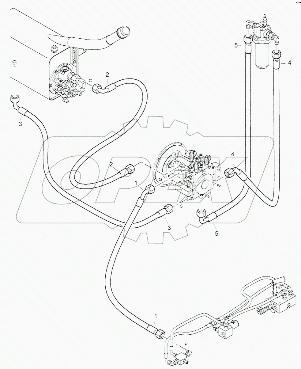  Hydraulic, Travel System