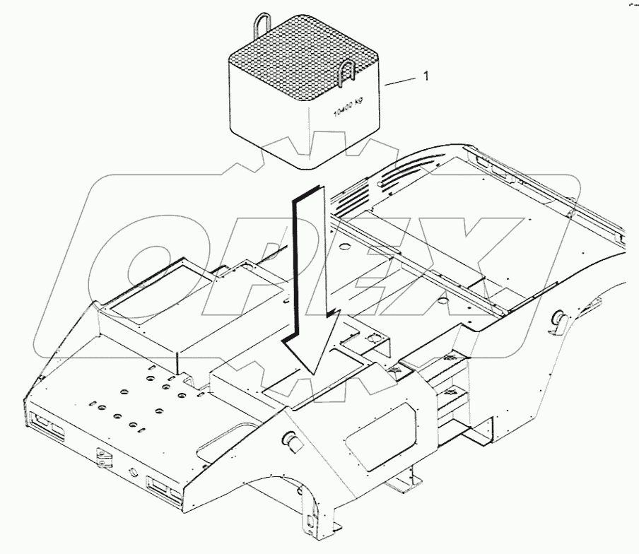  J23-Ballast resin 10400kg