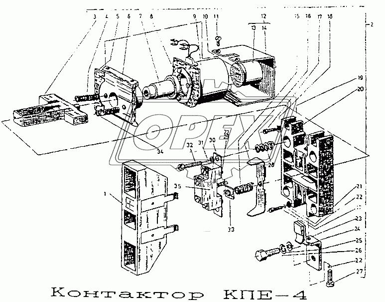 Контактор КПЕ-4