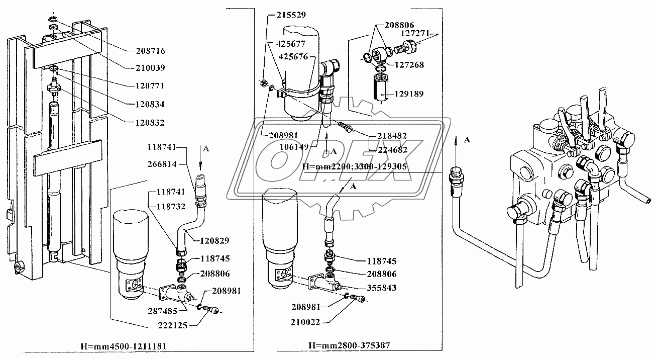 Дополнительная гидравлическая система EB687-Piccolo