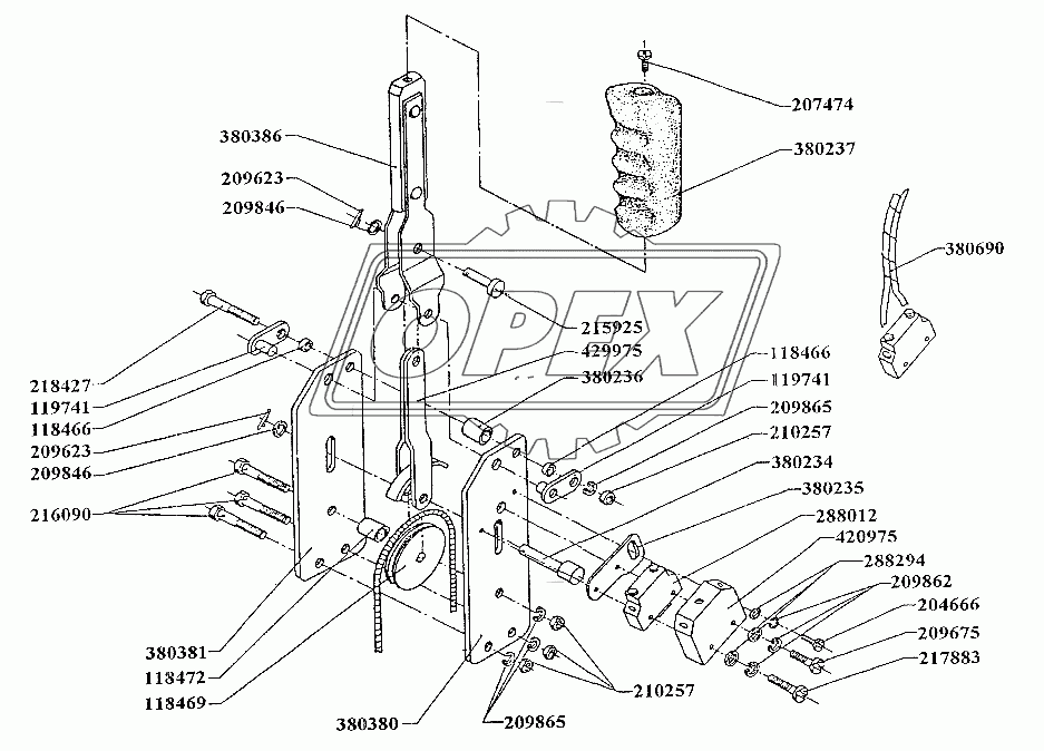 Ручной тормоз EB687-Piccolo