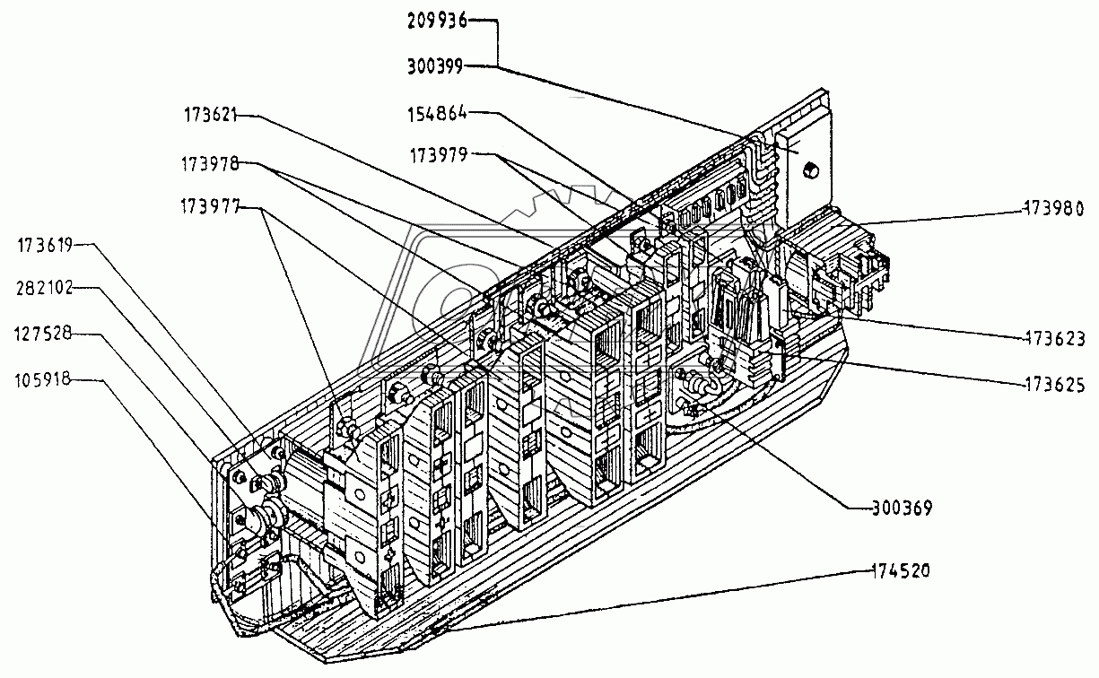 Электрический щит контакторный 2