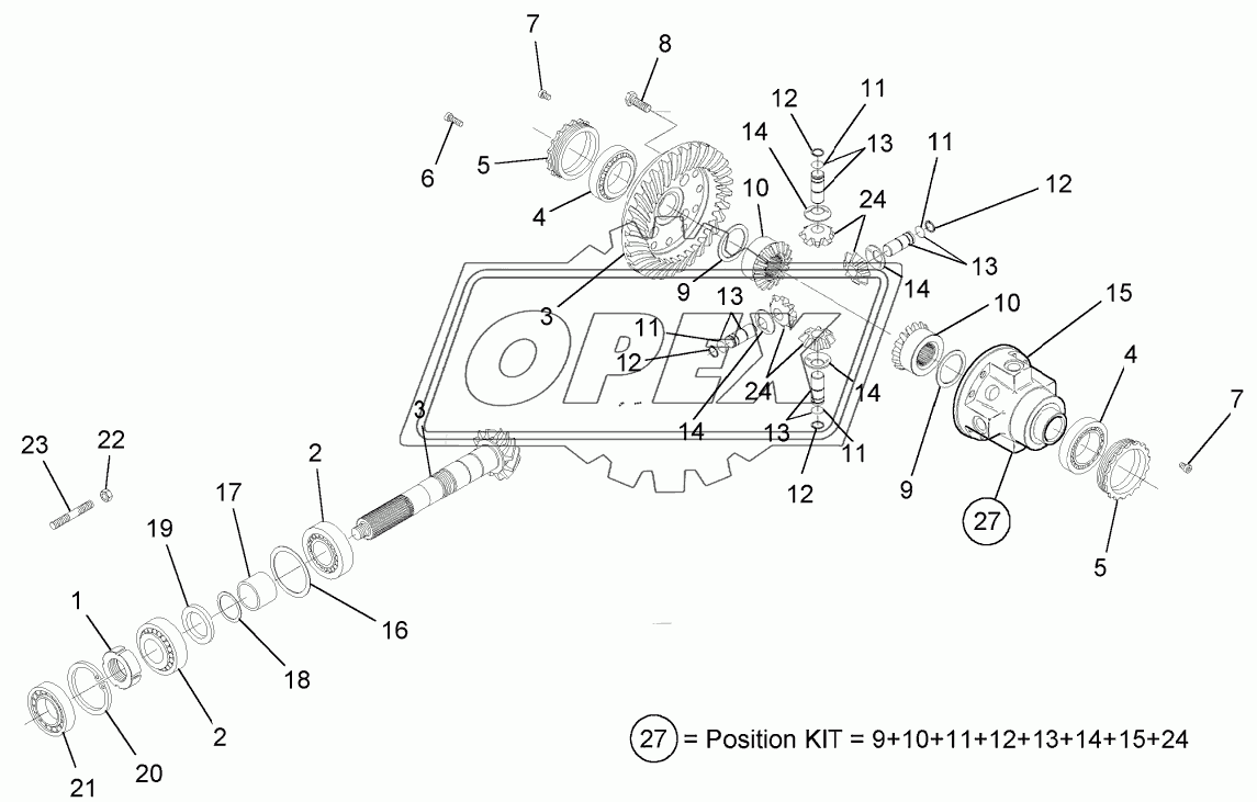 FRONT AXLE: DIFFERENTIAL