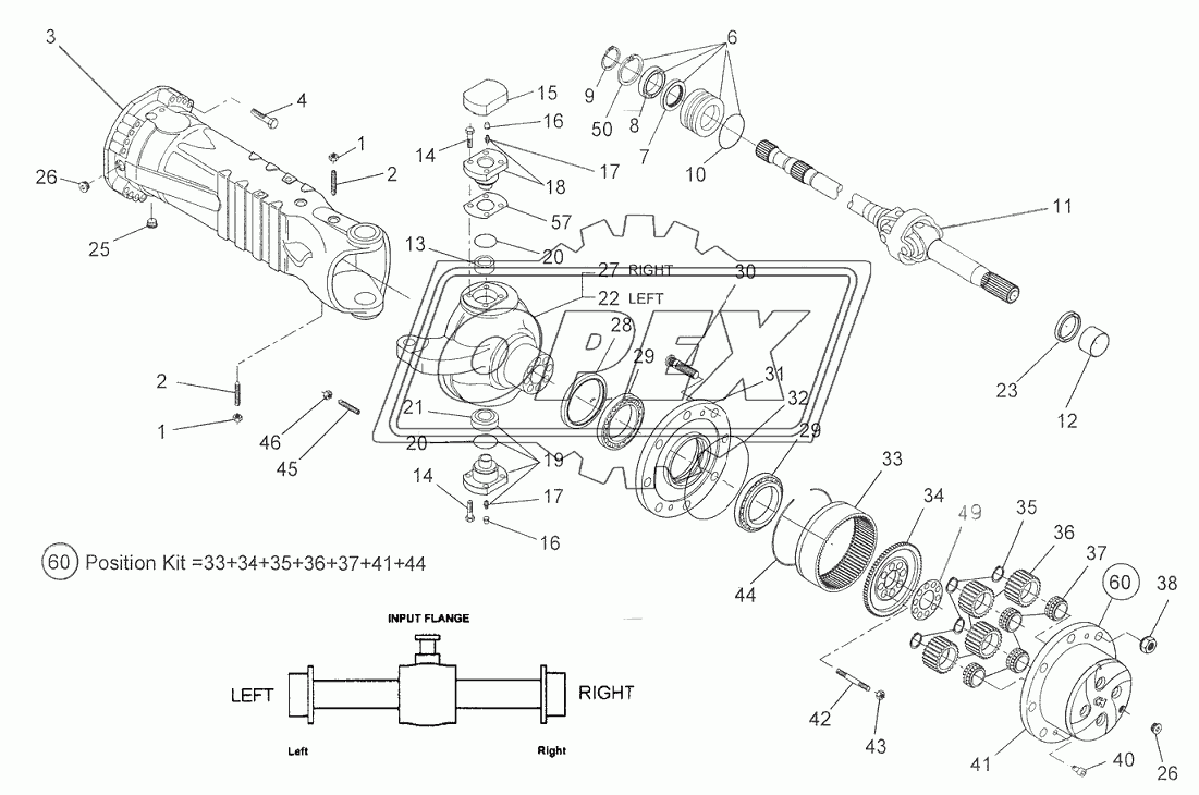 REAR AXLE: EPYCICLIC REDUCERS