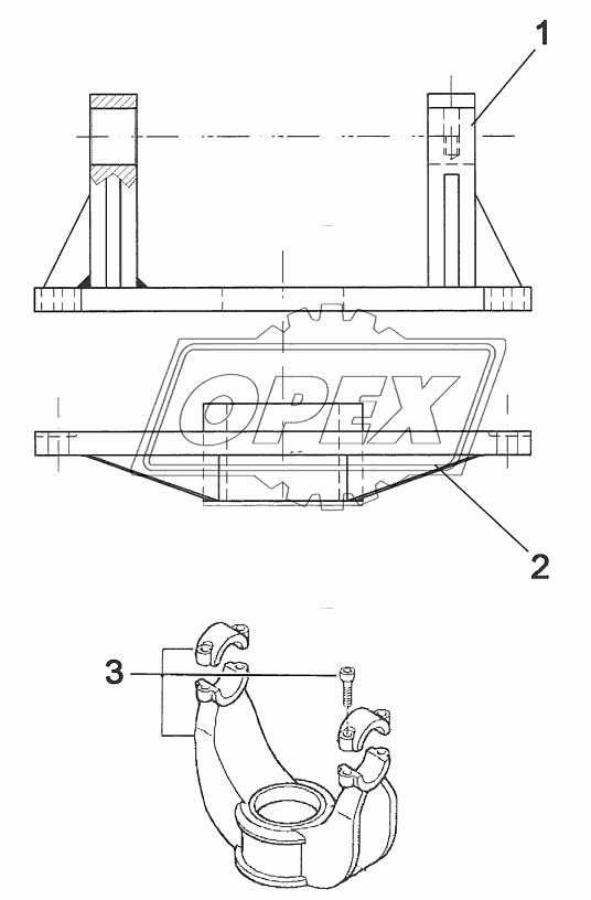 DRUM REDUCER SUPPORT