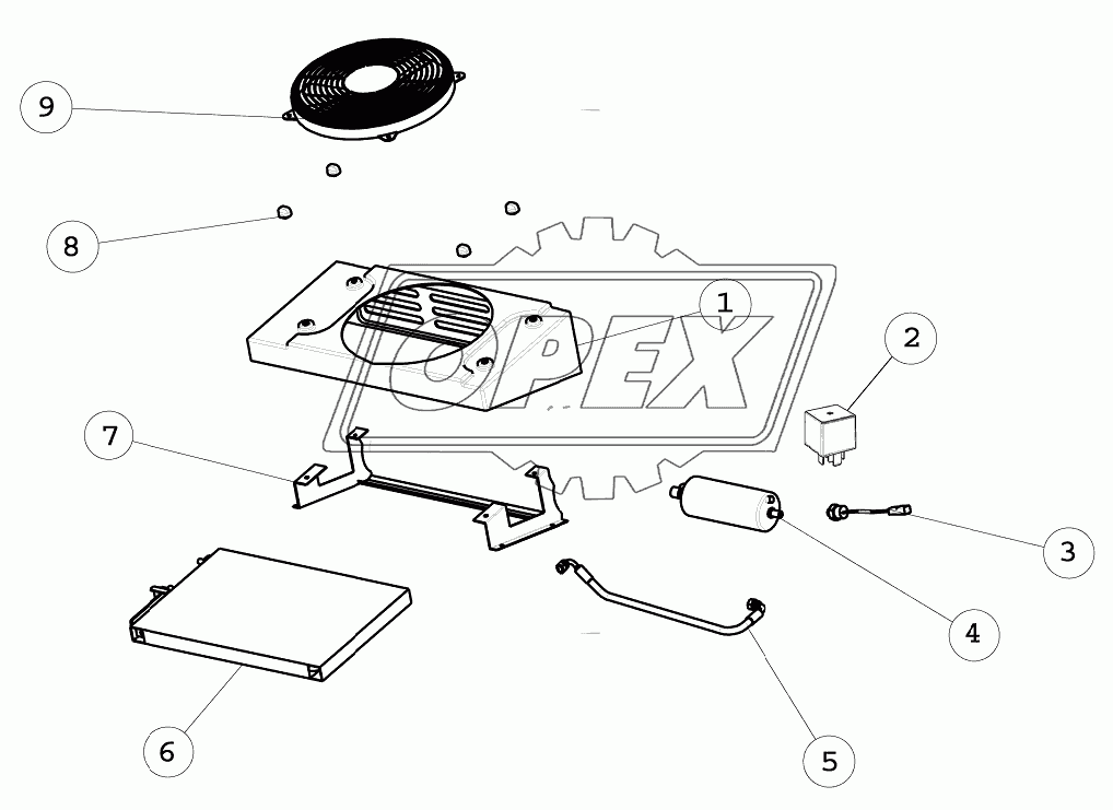 CLIMATE CONTROL SYSTEM: CONDENSER