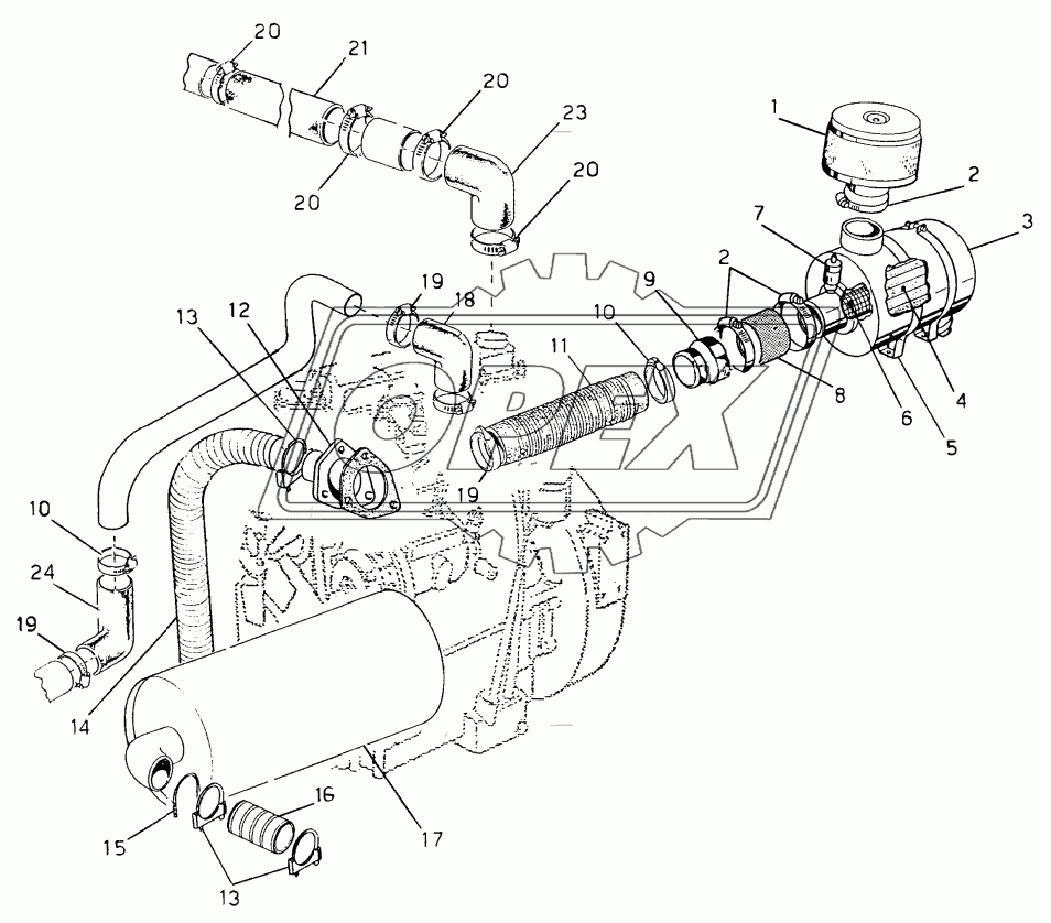 SUCTION AND OUTLET