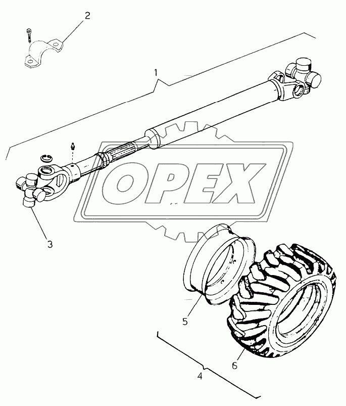 TRANSMISSION SHAFT - WHEELS