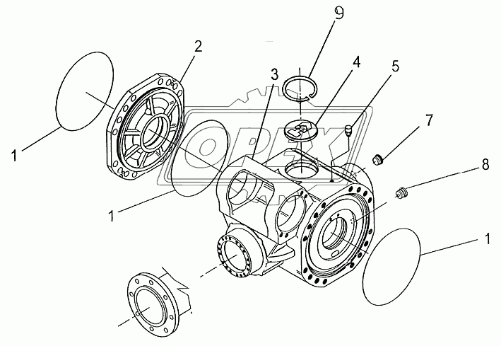 REAR AXLE: CENTRAL HOUSING