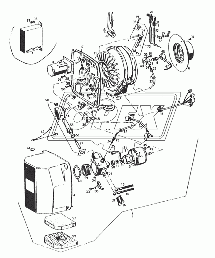 Тепловодное отопление EBERSPACHER D 30 W 1