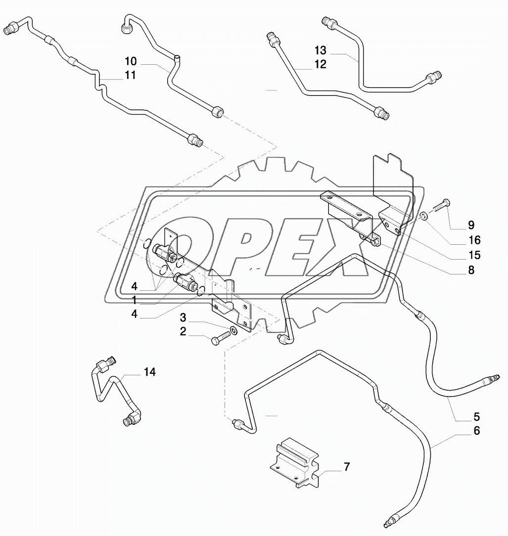 TRANSMISSION OIL COOLER AND PIPES