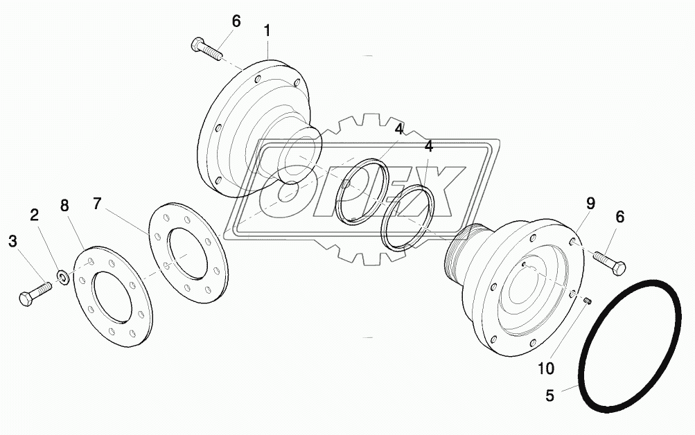 TRANSMISSION, COVERS AND SUPPORTS