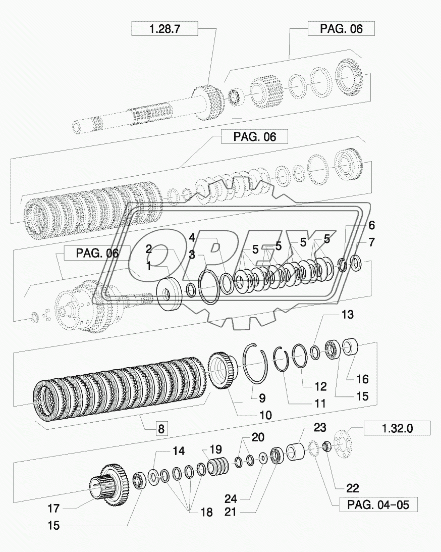 CENTRAL REDUCTION GEARS 7