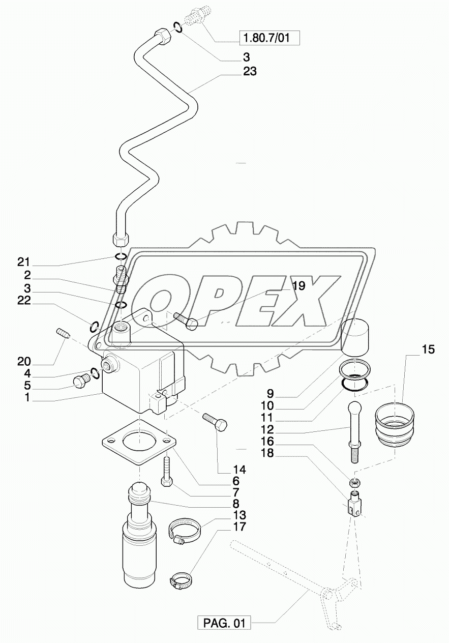 SUPP. GEAR REDUCTION UNIT FOR FULL POWER SHIFT - REDUCTION UNIT CONTROLS 3