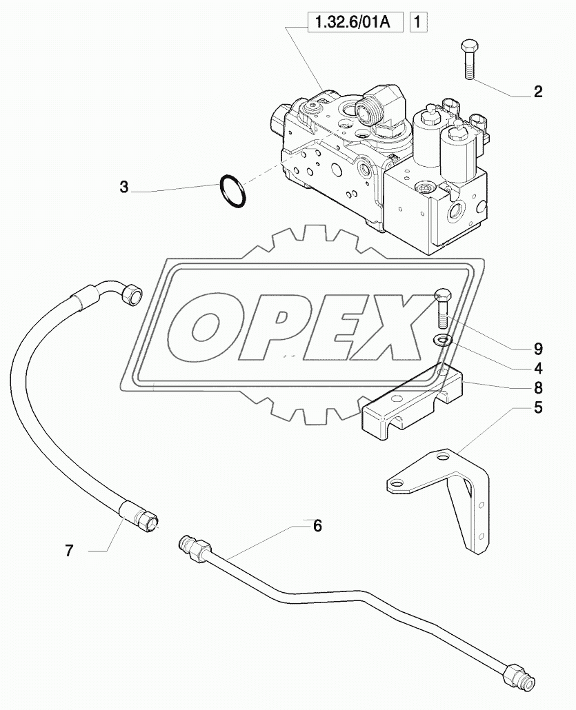 4WD AXLES W/ACTIVE  SUSPENSION - HYDRAULIC DIFFERENTIAL LOCK