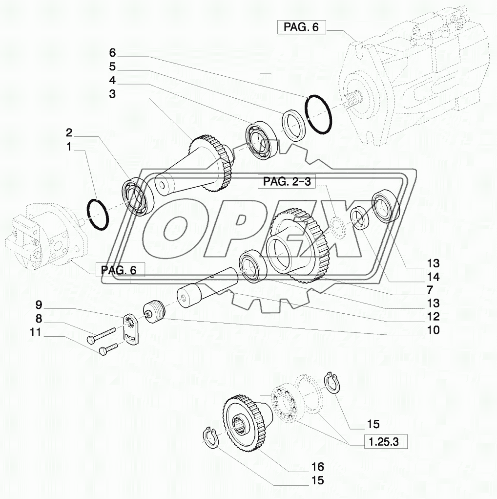 PUMPS FOR HYDRAULIC SYSTEM AND LIFT 1