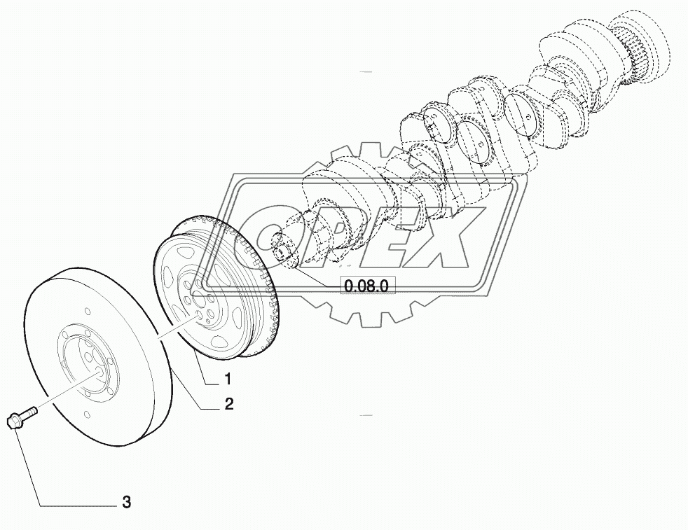 PULLEY CRANKSHAFT