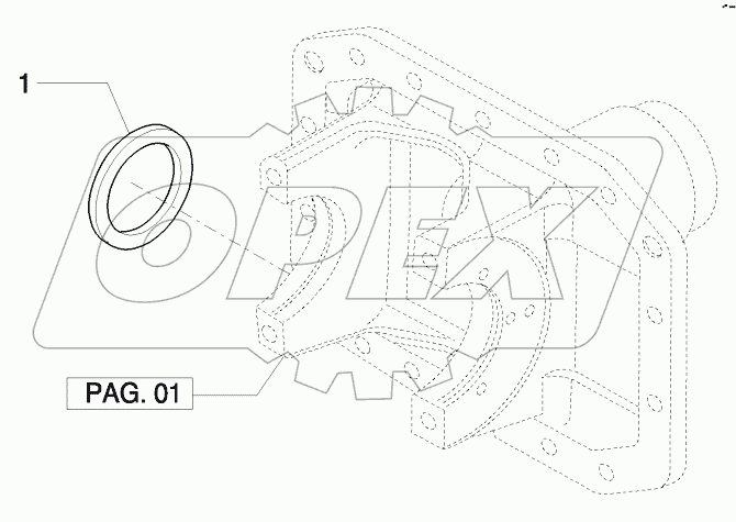 4WD FRONT AXLE - SUPPORT