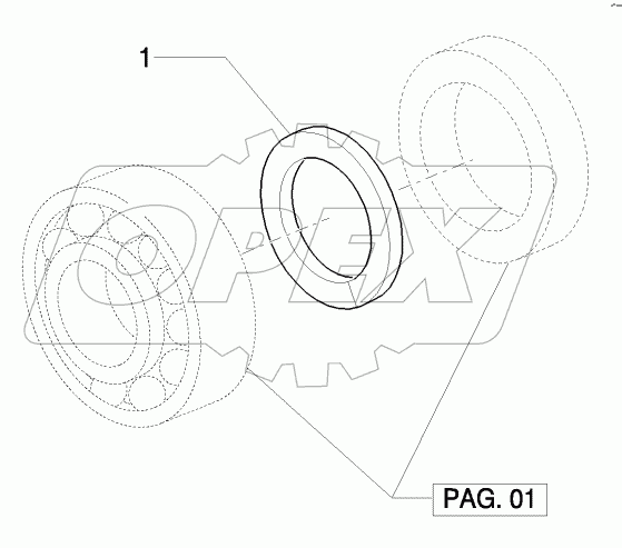 4WD FRONT AXLE - BEVEL GEAR PAIR