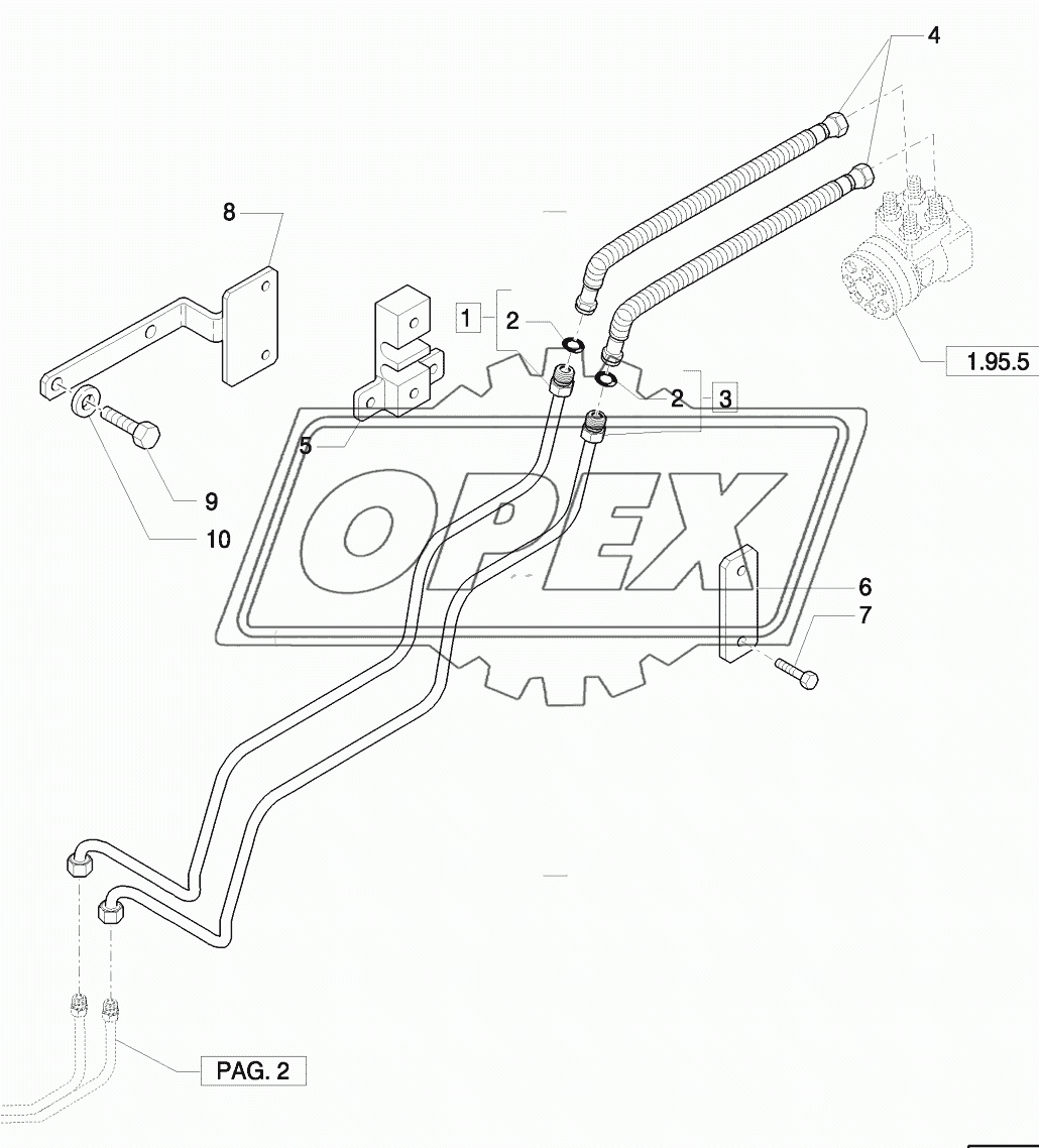 POWER STEERING PIPES