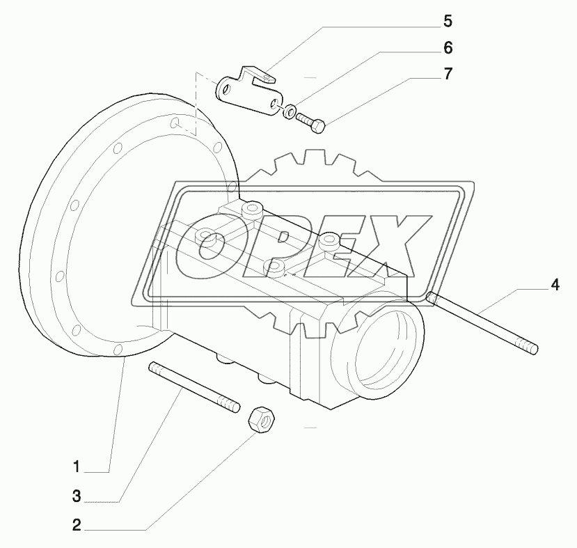 SIDE REDUCTION UNIT (FINAL DRIVE) HOUSING AND COVERS