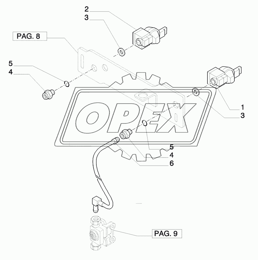 TRAILER AIR BRAKE - QUICK HITCH AND PIPES