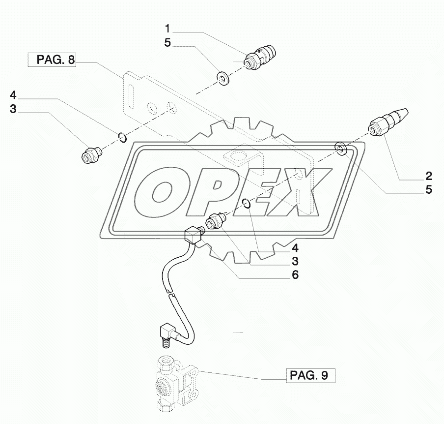 TRAILER AIR BRAKE (UK) - QUICK HITCH AND PIPES