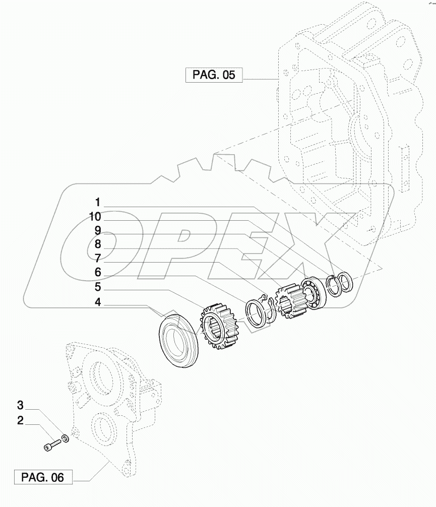 POWER TAKE-OFF 750/1000 RPM