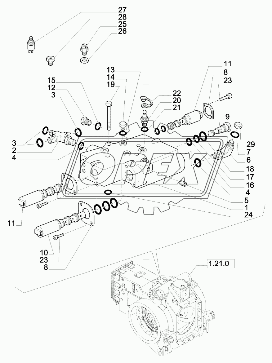 PTO, CLUTCH - (2WD)