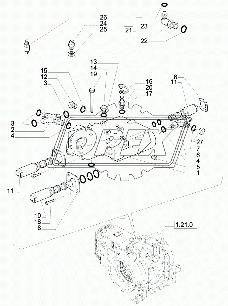 PTO, CLUTCH - (4WD)