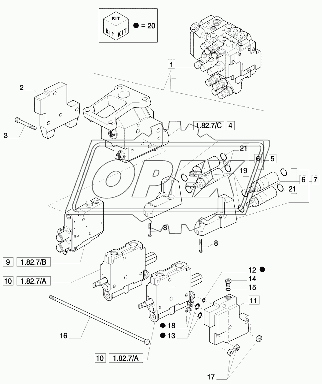 EXTRA CONTROL VALVES AND PIPES 2