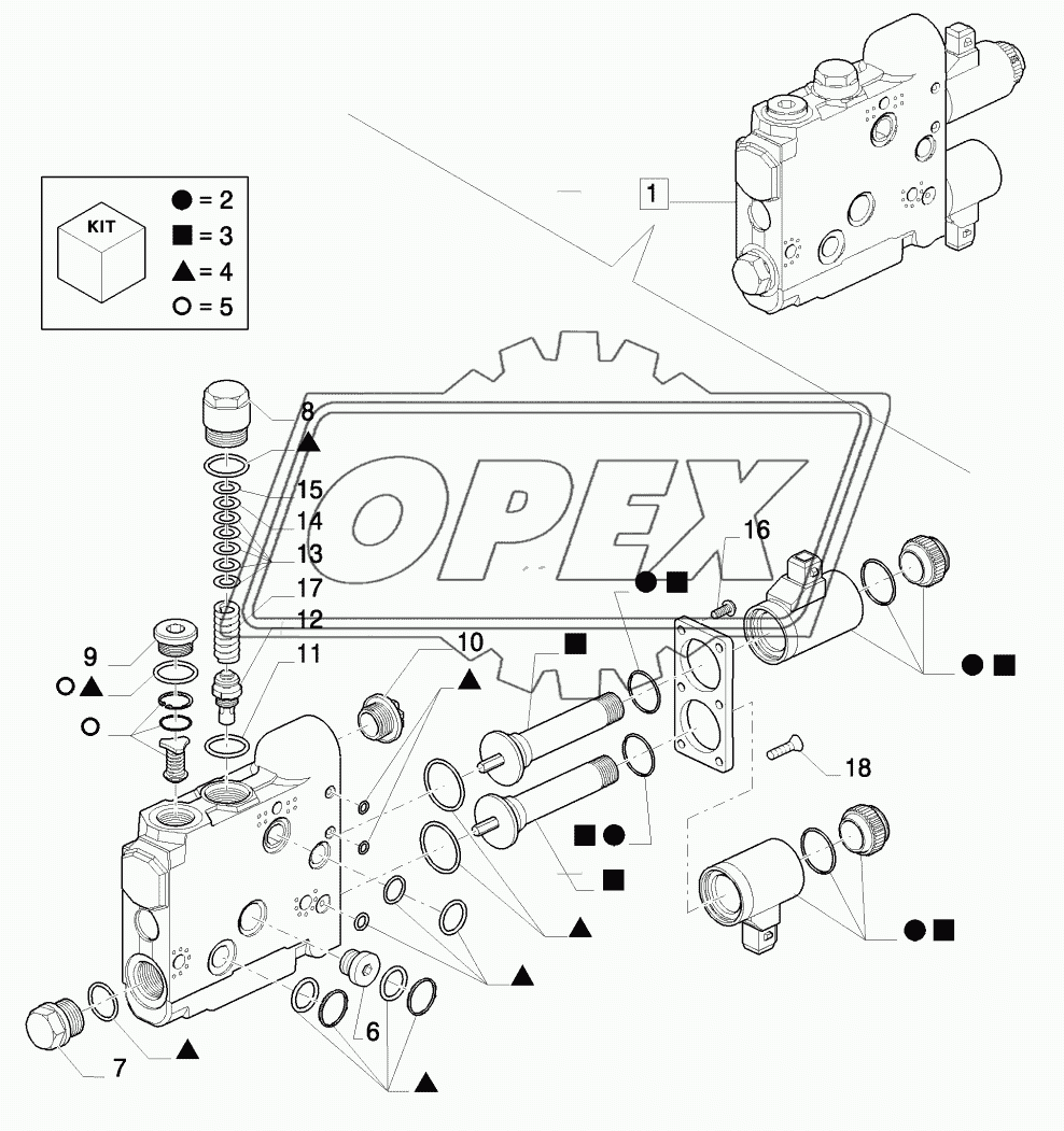 B EDC VALVE - BREAKDOWN