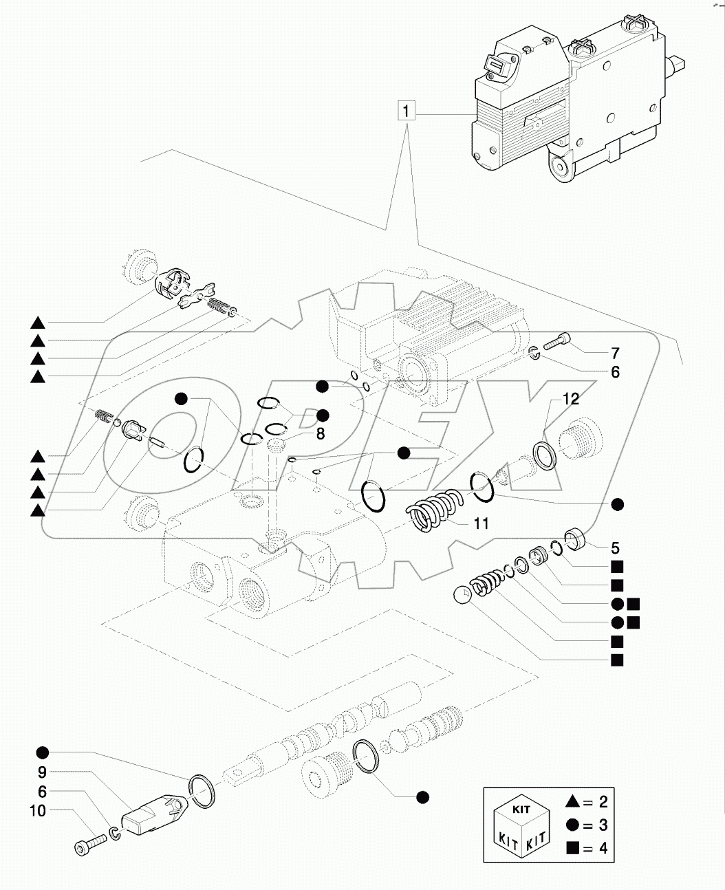 4X ELECTRONIC REAR REMOTES