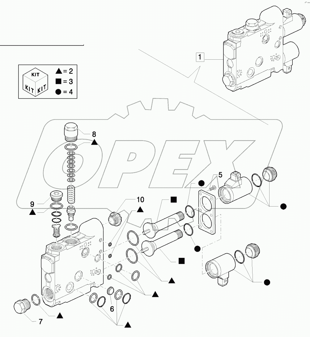 4X ELECTRONIC REAR REMOTES