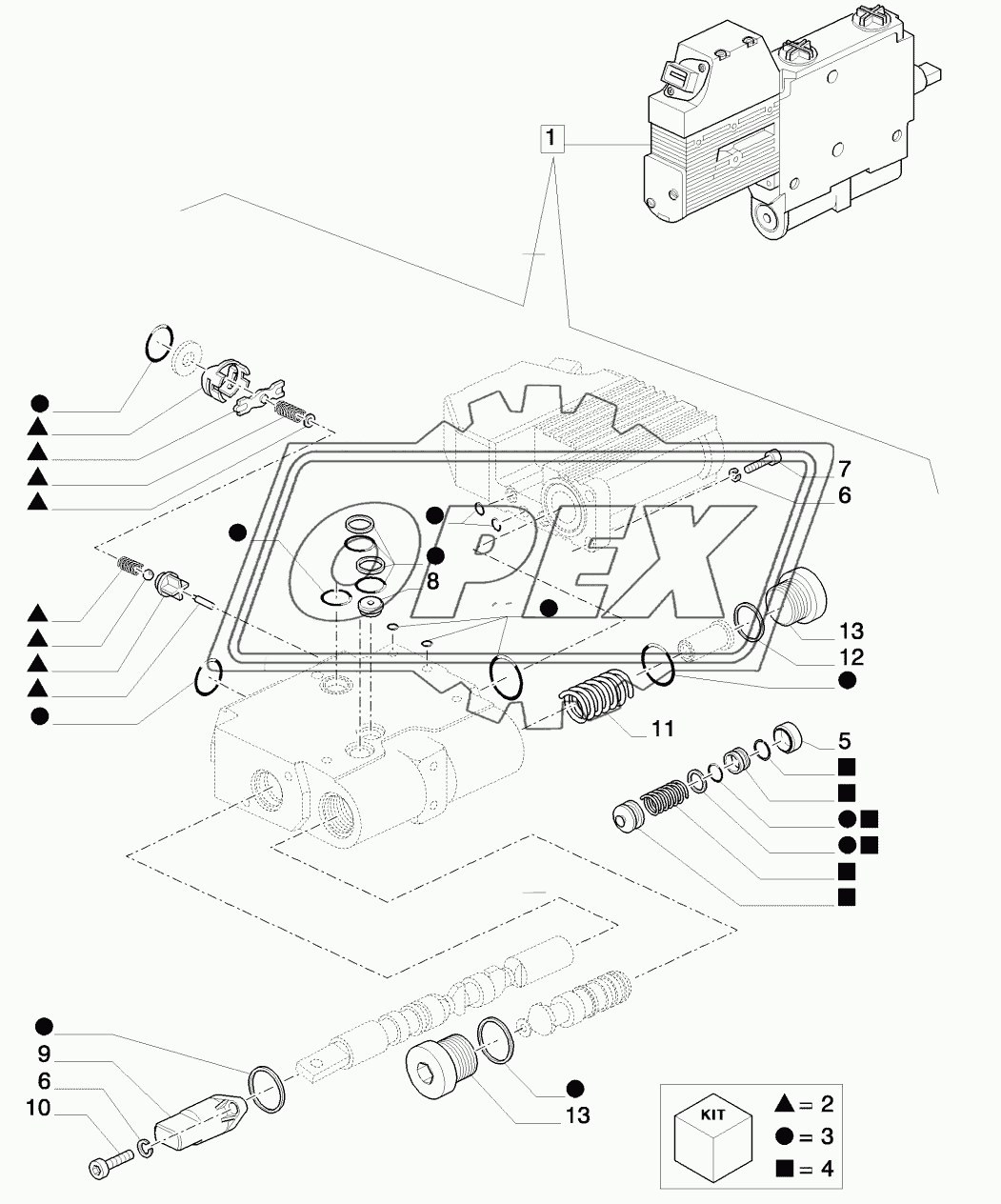 ELECTRONIC CONTROL VALVE - BREAKDOWN